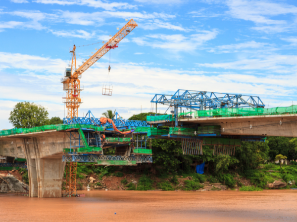 River Bridge Construction Project